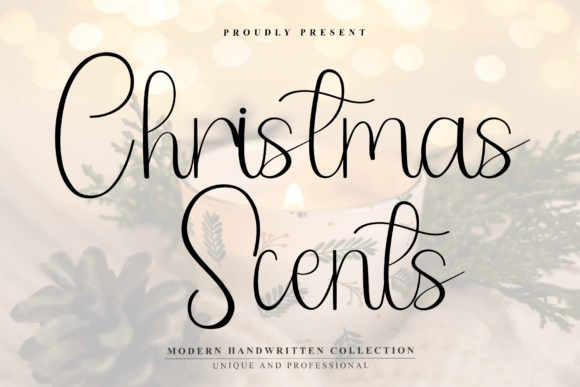 Christmas Scents Font - Featured Image