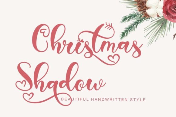 Christmas Shadow Font - Featured Image