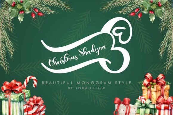 Christmas Shadyna Font - Featured Image