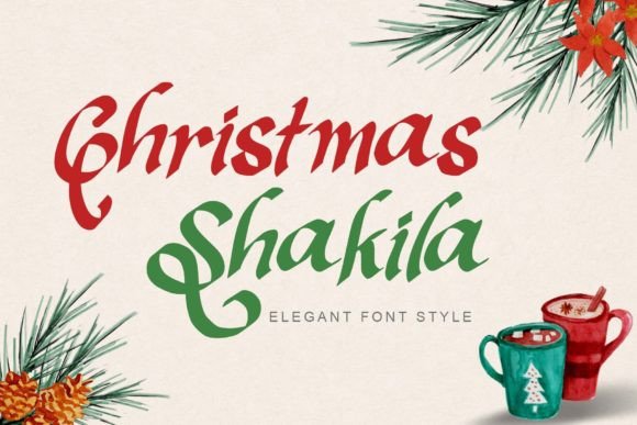 Christmas Shakila Font - Featured Image