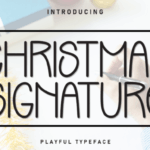 Christmas Signature Font - Featured Image