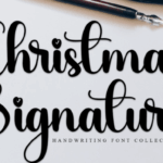 Christmas Signature Font - Featured Image