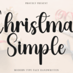 Christmas Simple Font - Featured Image