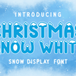 Christmas Snow White Font - Featured Image