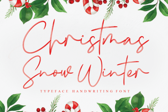 Christmas Snow Winter Font - Featured Image