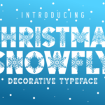 Christmas Snowfly Font - Featured Image