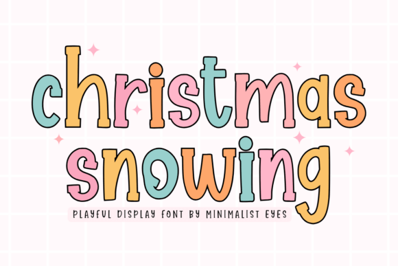 Christmas Snowing Font - Featured Image