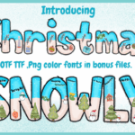 Christmas Snowly Font - Featured Image