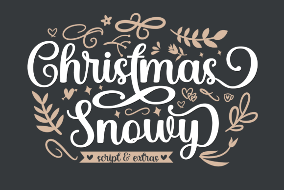 Christmas Snowy Font - Featured Image