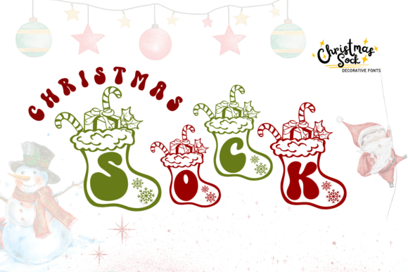 Christmas Sock Font - Featured Image