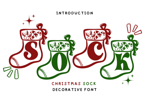 Christmas Sock Font - Featured Image