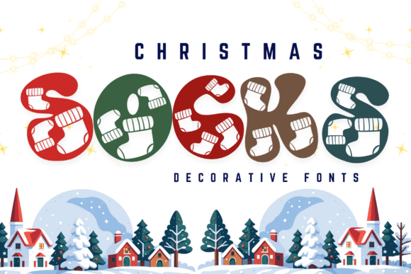 Christmas Socks Font - Featured Image