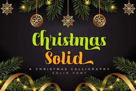 Christmas Solid Font - Featured Image