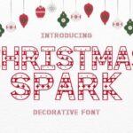 Christmas Spark Font - Featured Image