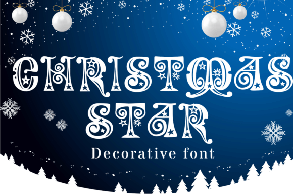 Christmas Star Font - Featured Image