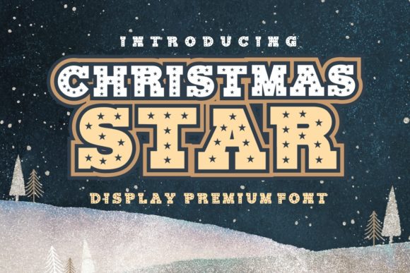 Christmas Star Font - Featured Image