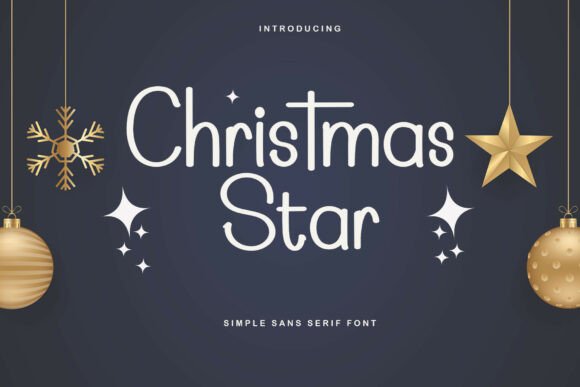 Christmas Star Font - Featured Image