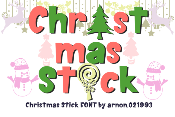 Christmas Stick Font - Featured Image