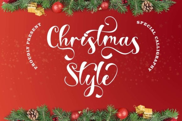 Christmas Style Font - Featured Image