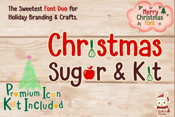 Christmas Sugar and Kit Duo Font - Featured Image