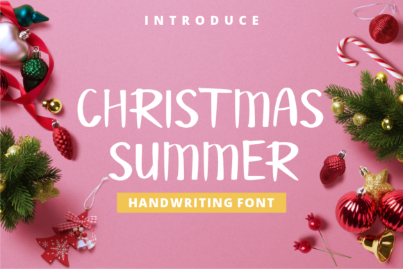 Christmas Summer Font - Featured Image