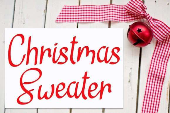 Christmas Sweater Font - Featured Image