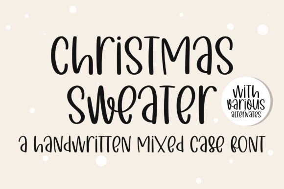Christmas Sweater Font - Featured Image