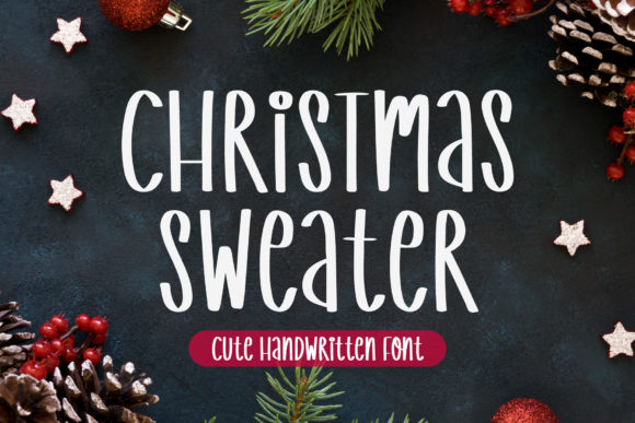 Christmas Sweater Font - Featured Image