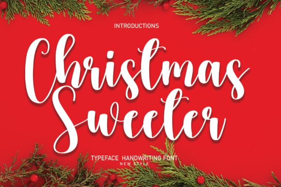 Christmas Sweeter Font - Featured Image