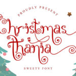 Christmas Thania Font - Featured Image