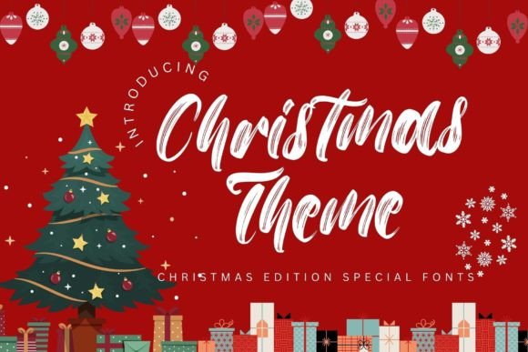 Christmas Theme Font - Featured Image