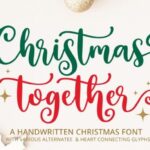 Christmas Together Font - Featured Image