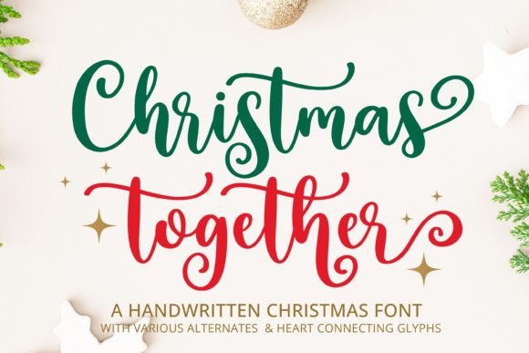 Christmas Together Font - Featured Image
