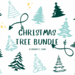 Christmas Tree Bundle Font - Featured Image
