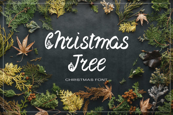 Christmas Tree Font - Featured Image