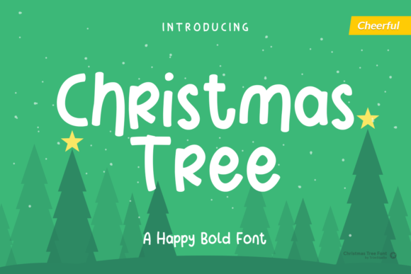 Christmas Tree Font - Featured Image