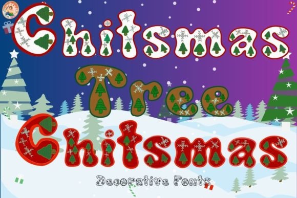 Christmas Tree Font - Featured Image