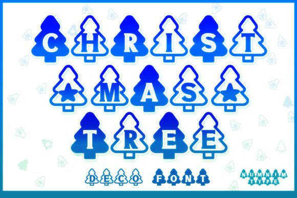 Christmas Tree Font - Featured Image
