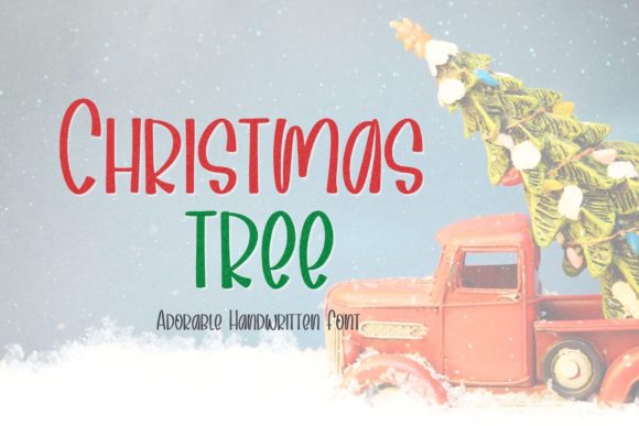 Christmas Tree Font - Featured Image
