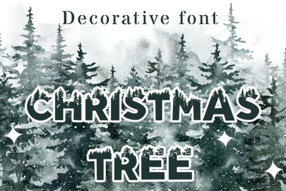 Christmas Tree Font - Featured Image