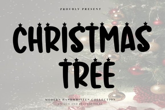 Christmas Tree Font - Featured Image