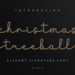 Christmas Treeball Font - Featured Image