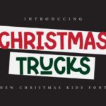 Christmas Trucks Font - Featured Image