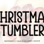 Christmas Tumbler Font - Featured Image