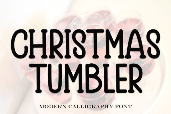 Christmas Tumbler Font - Featured Image