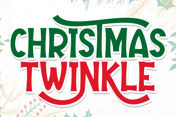 Christmas Twinkle Font - Featured Image