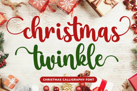 Christmas Twinkle Font - Featured Image