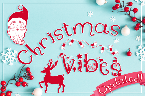 Christmas Vibes Font - Featured Image