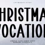 Christmas Vocation Font - Featured Image