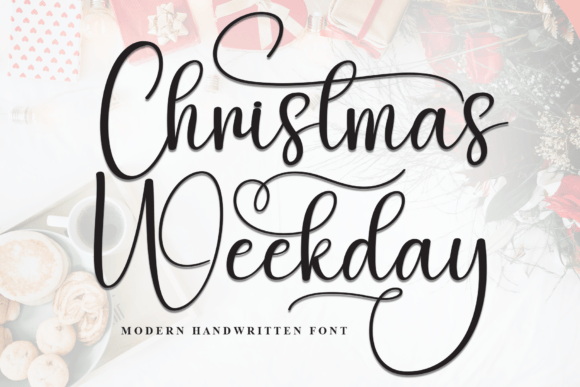Christmas Weekday Font - Featured Image
